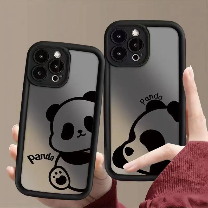 National Treasure Panda Case for iPhone 16 Pro Max, 15, 14, 13, 12, 11, XR, XS Soft Shell showcase 1