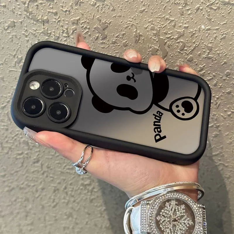 National Treasure Panda Case for iPhone 16 Pro Max, 15, 14, 13, 12, 11, XR, XS Soft Shell showcase 2