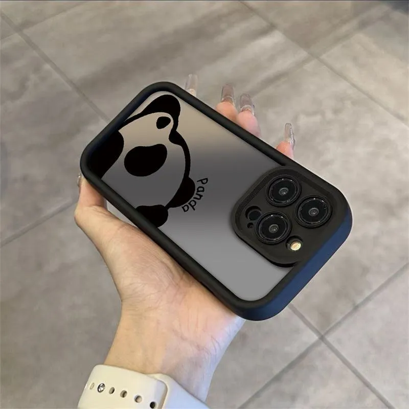 National Treasure Panda Case for iPhone 16 Pro Max, 15, 14, 13, 12, 11, XR, XS Soft Shell showcase 5