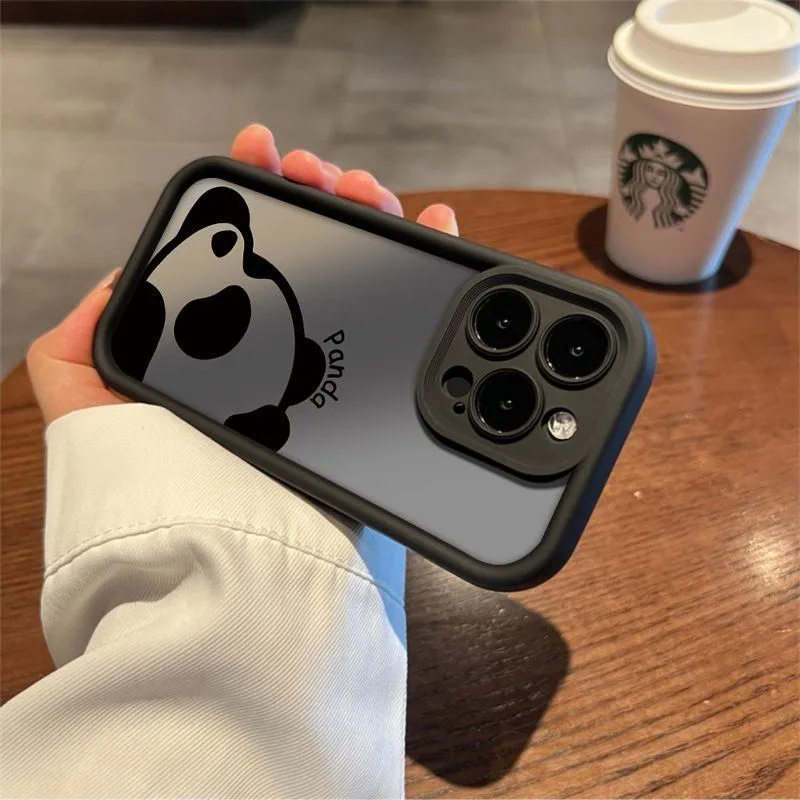 National Treasure Panda Case for iPhone 16 Pro Max, 15, 14, 13, 12, 11, XR, XS Soft Shell showcase 6