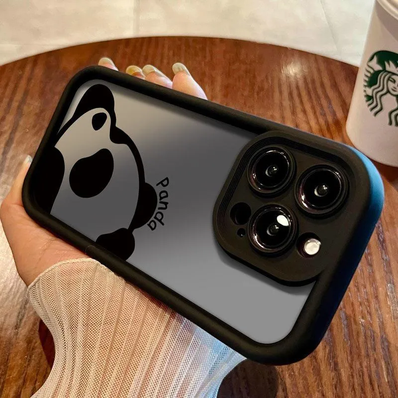 National Treasure Panda Case for iPhone 16 Pro Max, 15, 14, 13, 12, 11, XR, XS Soft Shell showcase 7