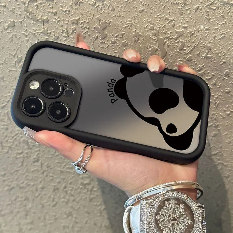 National Treasure Panda Case for iPhone 16 Pro Max, 15, 14, 13, 12, 11, XR, XS Soft Shell showcase 8