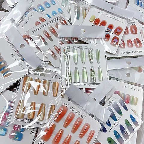Factory Direct Wholesale Premium Cat Eye French Manicure Press-On Nails — Affordable for Entrepreneurship, Street Vending & Stationery Store Stocking