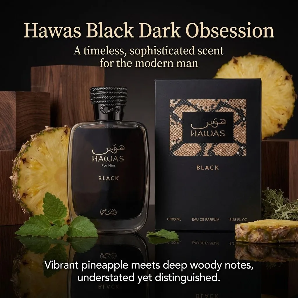Rasasi Hawas Eau de Parfum Spray Best Selling Dubai Middle East Mens Fragrance Scent showcase 1