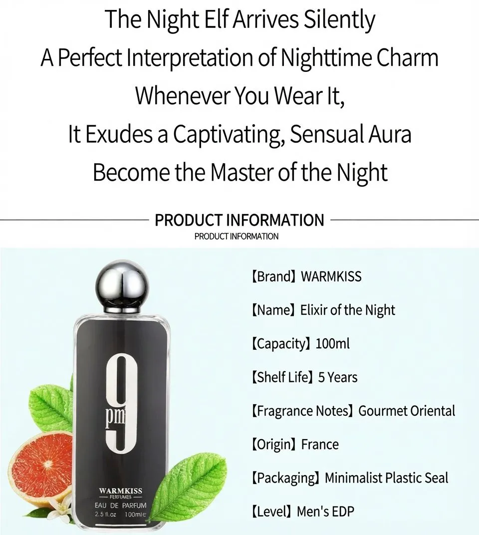 High End 9PM Inspired Mens Cologne Classic Middle East Arabian Perfume 72 Hours Long Lasting Natural showcase 6
