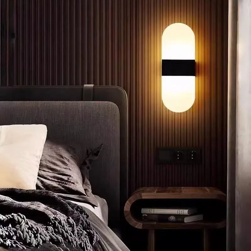 Modern Minimalist LED Wall Sconce – Creative Bedroom Bedside Lamp for Living Room, Hallway & Staircase - Image 3