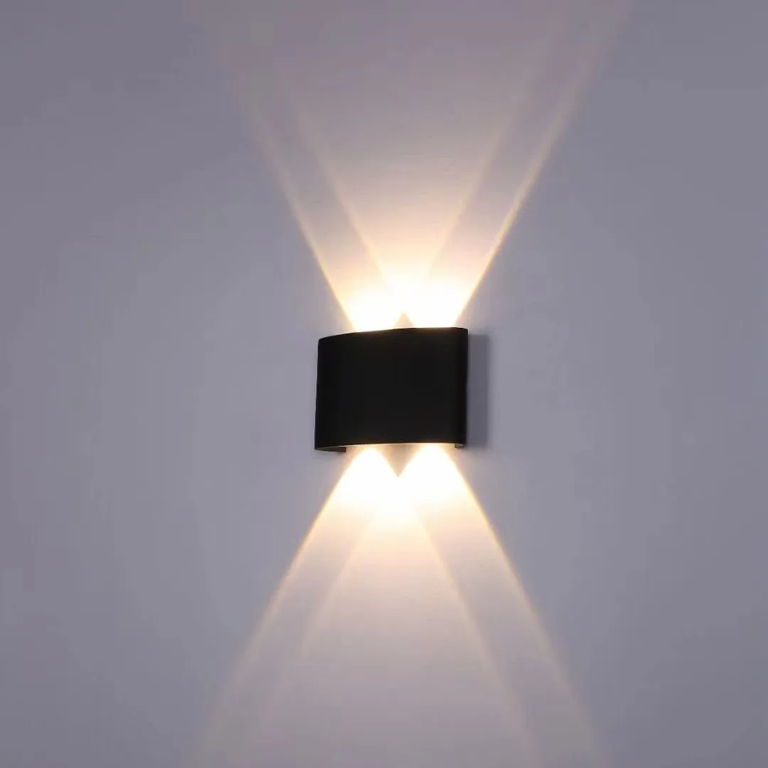 Minimalist LED Up & Down Wall Sconce – Modern Corridor, Bedroom & Hotel Bedside Wall Lamp showcase 1