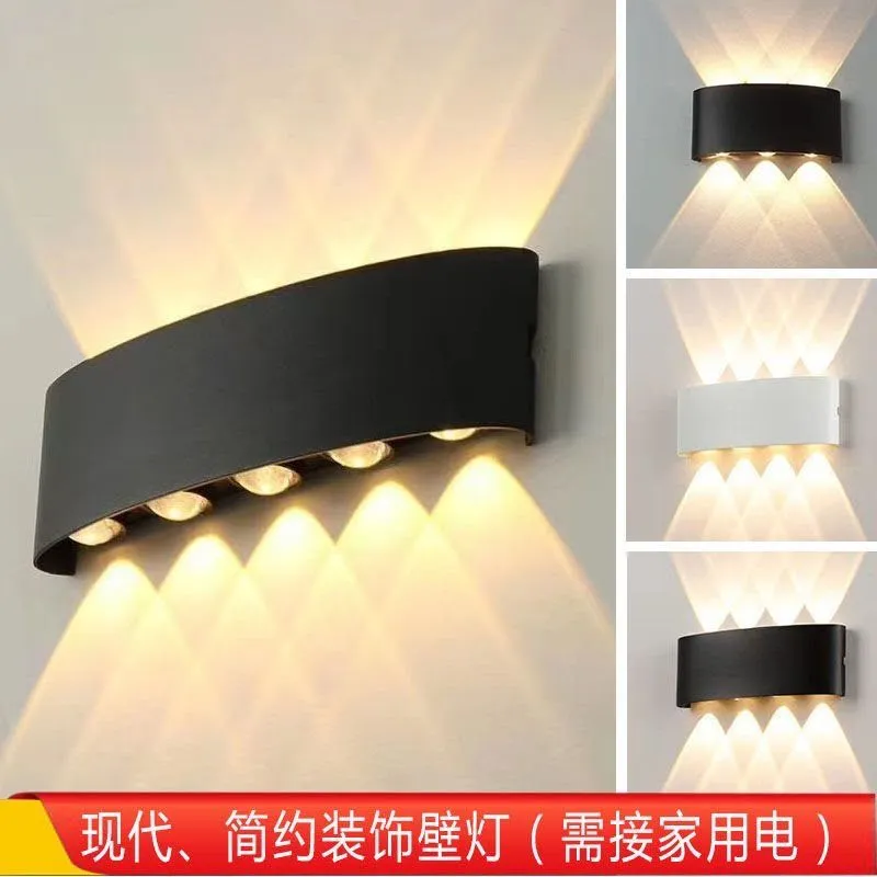 Minimalist LED Up & Down Wall Sconce – Modern Corridor, Bedroom & Hotel Bedside Wall Lamp showcase 3