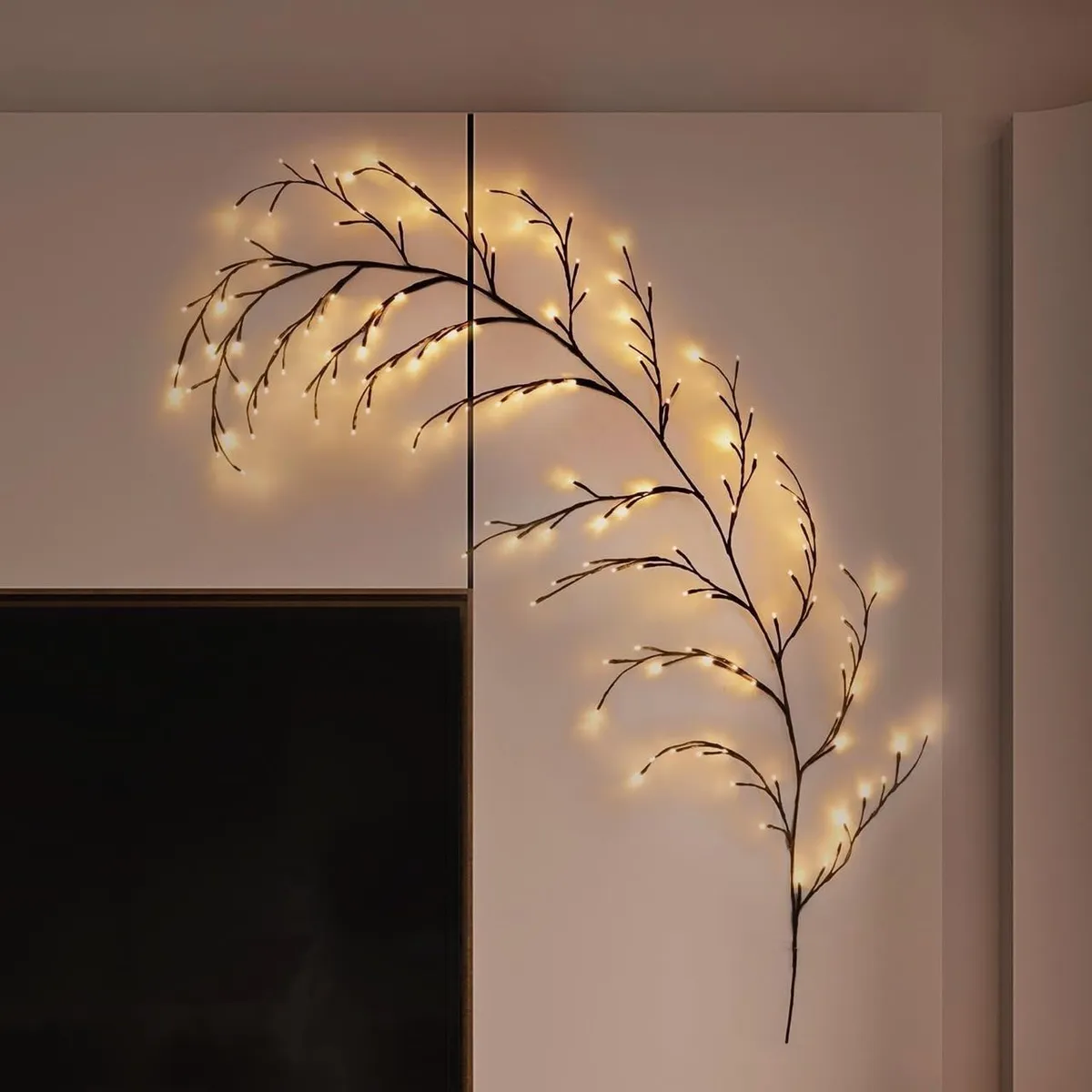LED Branch Vine Wall Light – Plug-in Decorative Fairy Lights for Living Room & Bedside Ambiance showcase 7