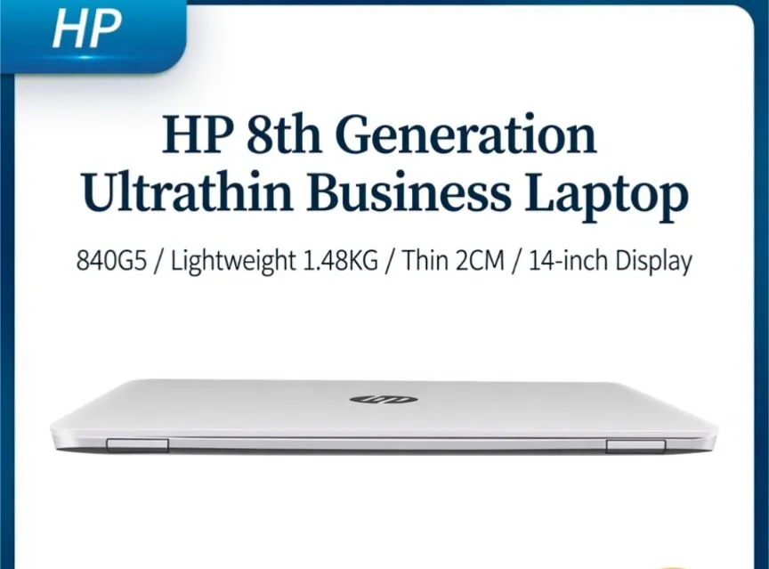 Cheap HP EliteBook 14" Portable PC - Refurbished 840 G5 G6 G7 G8 - High-Spec Core i5/i7 Student Office Laptop - Stock Clearance Thin Ultrabook - Image 3