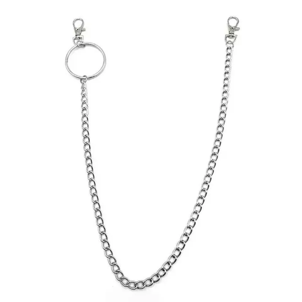 Detachable Hip-Hop Pants Chain Accessory - Trendy Jean Waist Chain for Men & Women - Image 1