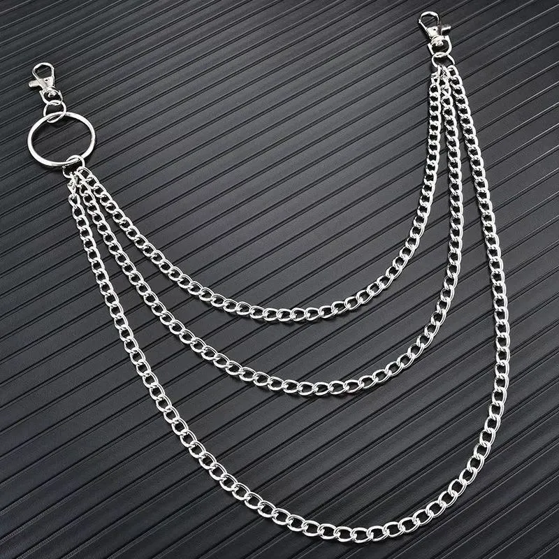Detachable Hip-Hop Pants Chain Accessory - Trendy Jean Waist Chain for Men & Women - Image 3