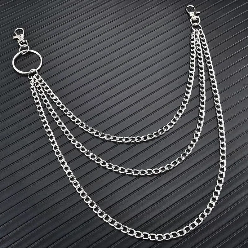 Detachable Hip-Hop Pants Chain Accessory - Trendy Jean Waist Chain for Men & Women showcase 7
