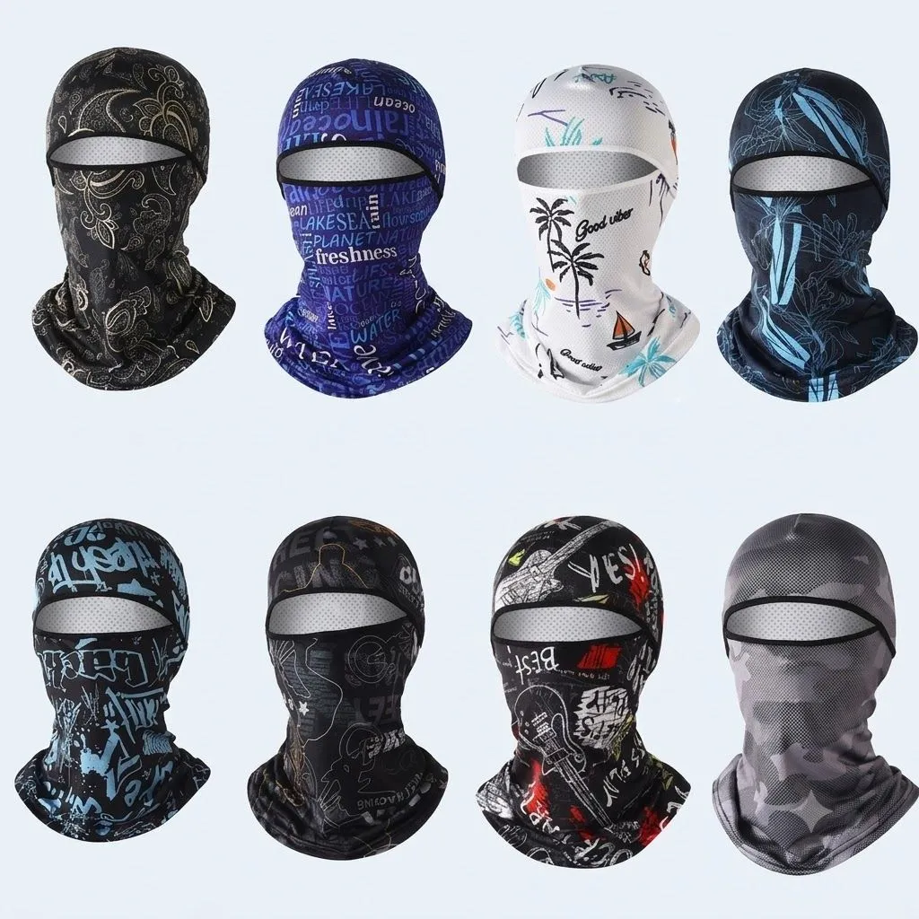 Ice Silk Sun Protection Head Cover - Breathable UV Protection Cooling Headscarf showcase 2