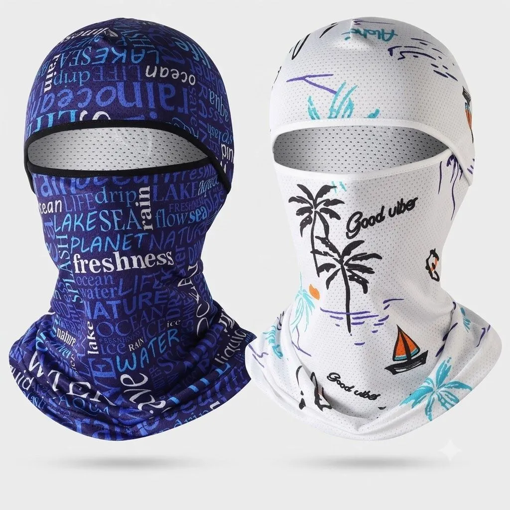 Ice Silk Sun Protection Head Cover - Breathable UV Protection Cooling Headscarf showcase 7