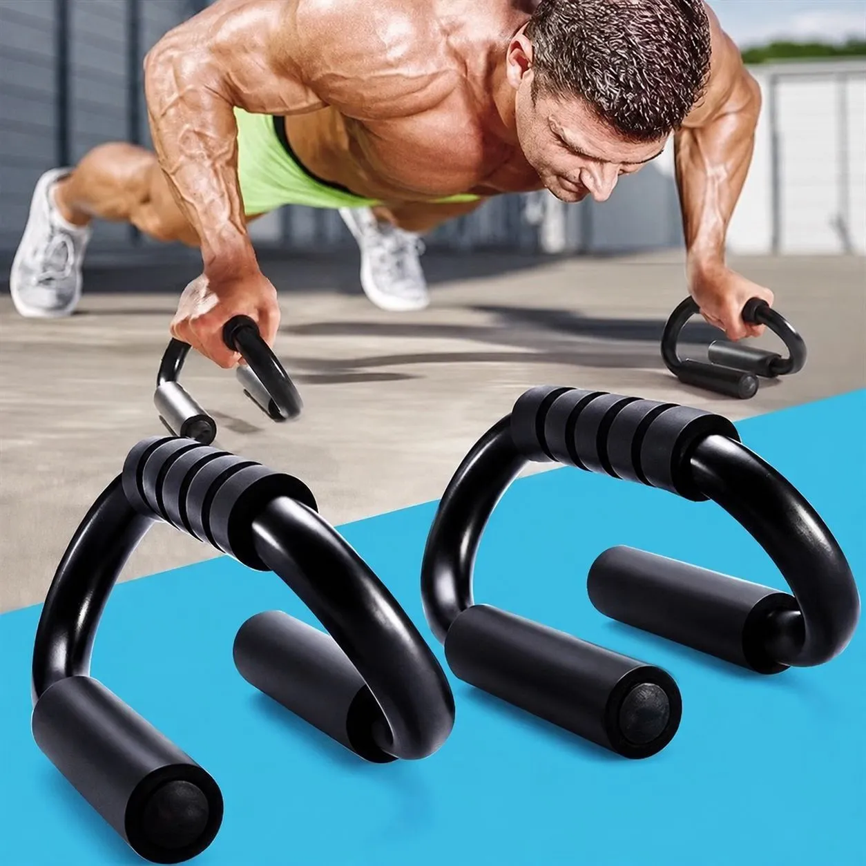 Multi-Functional Push-Up Board - I-Shape & U-Shape Home Fitness Equipment for Indoor Training - Image 1