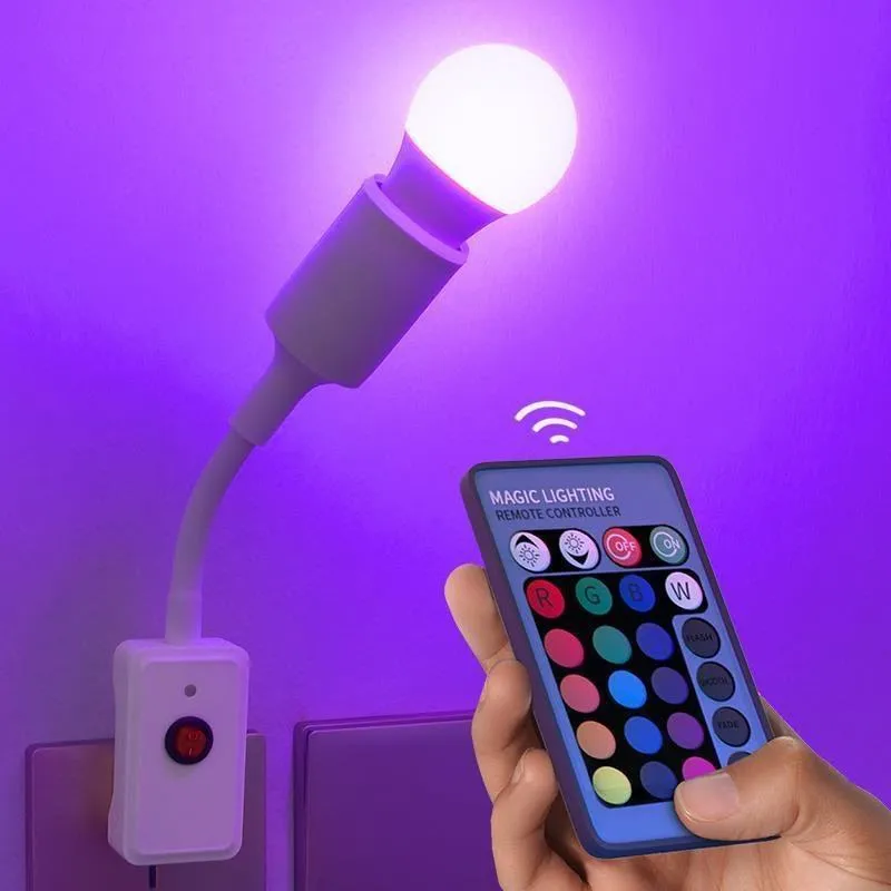 Trendy Remote Control Multi-Color LED Atmosphere Light Bulb – Selfie & Photo Mood Lighting Fill Light - Image 1