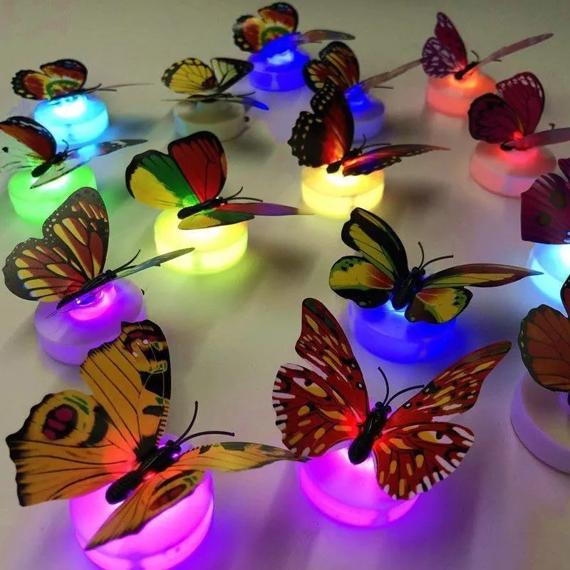 Glow-in-the-Dark 3D Butterfly Wall Stickers – Self-Adhesive Luminous Night Light Decor thumbnail 2