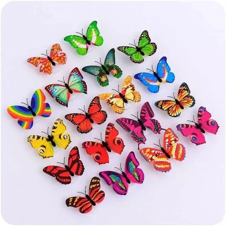 Glow-in-the-Dark 3D Butterfly Wall Stickers – Self-Adhesive Luminous Night Light Decor showcase 1