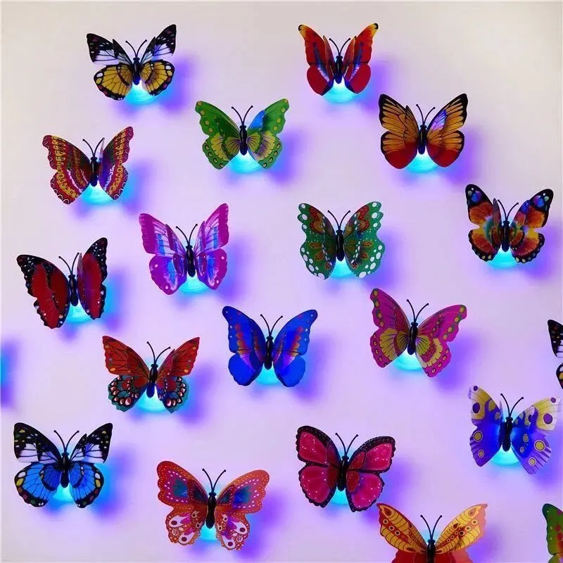 Glow-in-the-Dark 3D Butterfly Wall Stickers – Self-Adhesive Luminous Night Light Decor showcase 8