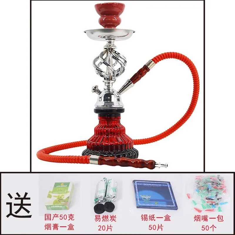 Small New Style Hookah – Complete Arabic Hookah Set for Home, Bar, Nightclub & KTV showcase 4