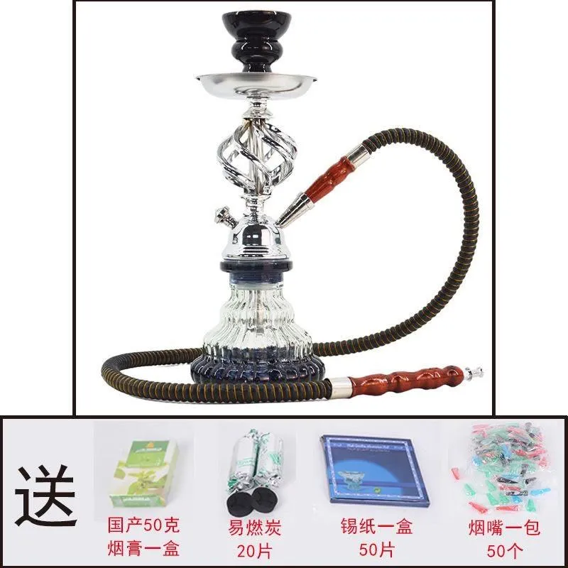 Small New Style Hookah – Complete Arabic Hookah Set for Home, Bar, Nightclub & KTV showcase 8