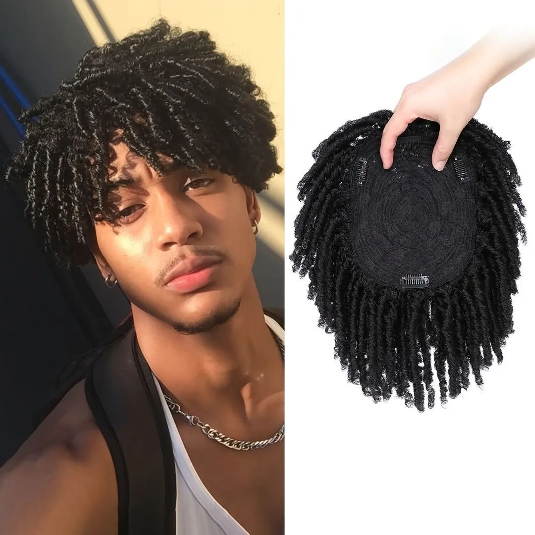 Men and Women Dreadlock Hairpiece – American-Style Hip-Hop Locs Wig & Hair Replacement Piece - Image 1