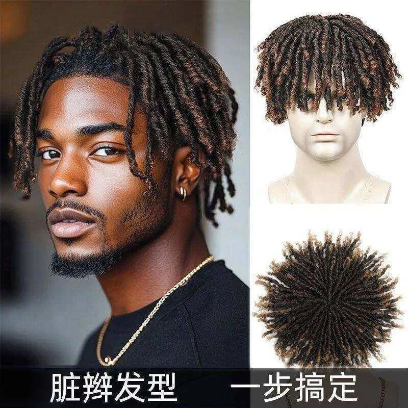 Men and Women Dreadlock Hairpiece – American-Style Hip-Hop Locs Wig & Hair Replacement Piece showcase 3