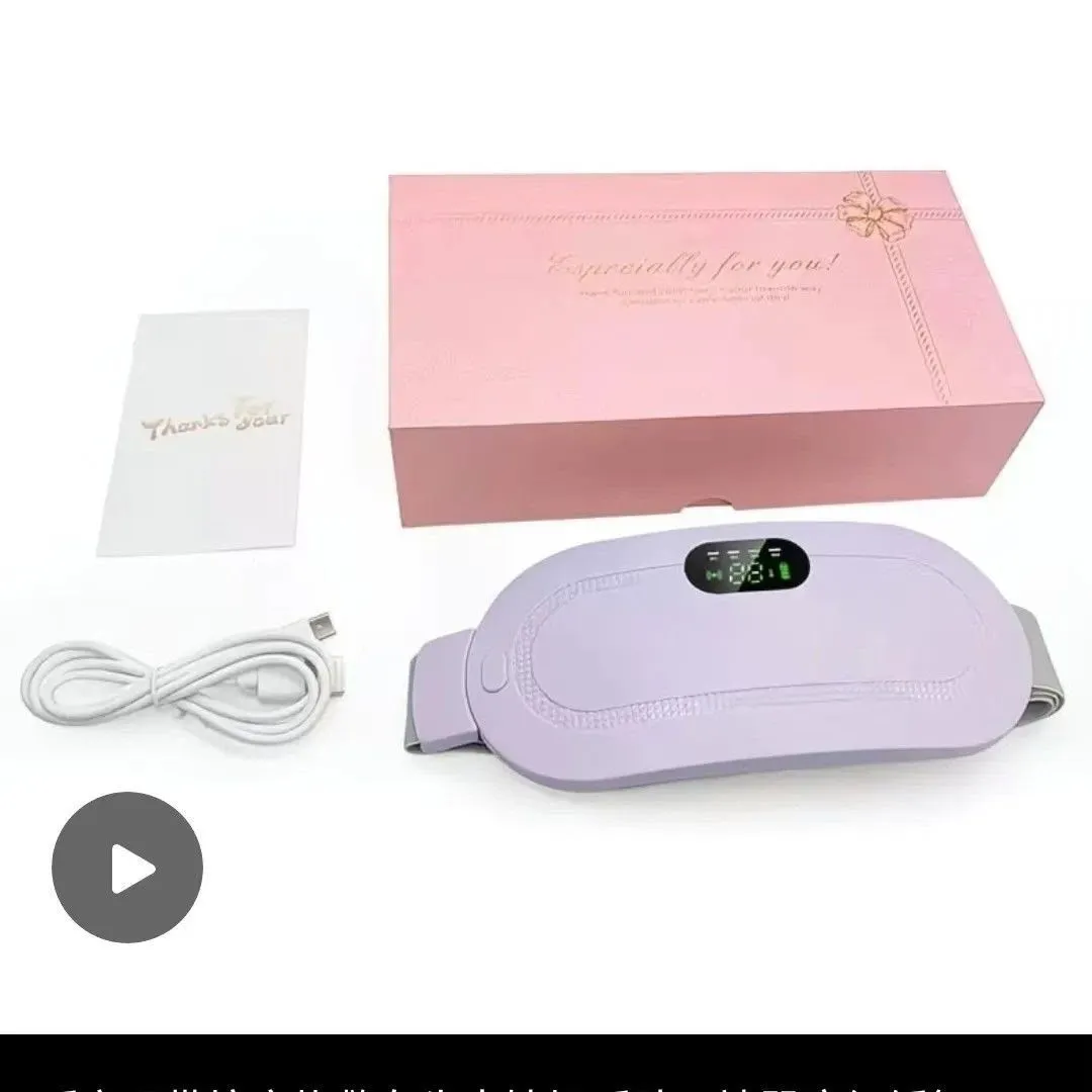 Rechargeable Heating Belt for Menstrual Pain Relief – Massage & Heat Therapy Belly Warmer - Image 1