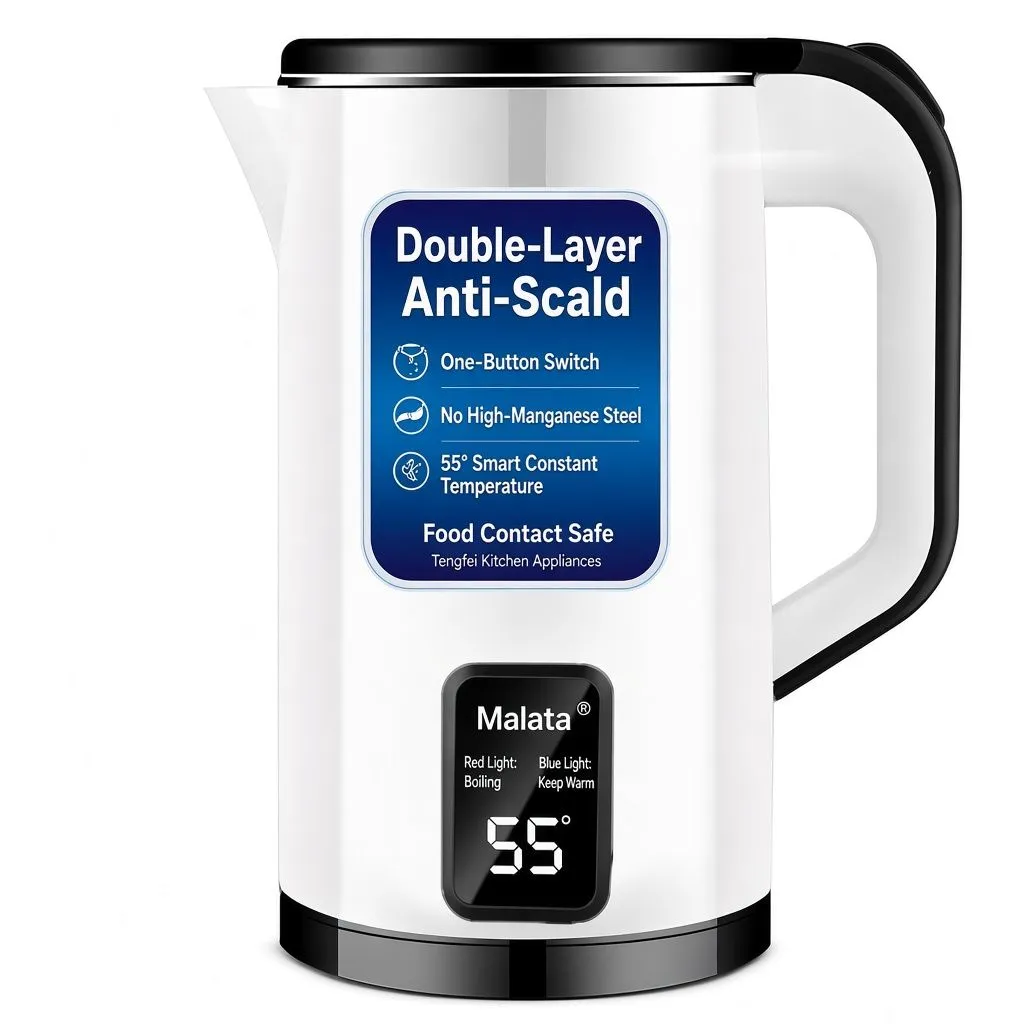 Genuine Malata Electric Kettle – Large Capacity Keep-Warm Household Kettle - Image 1