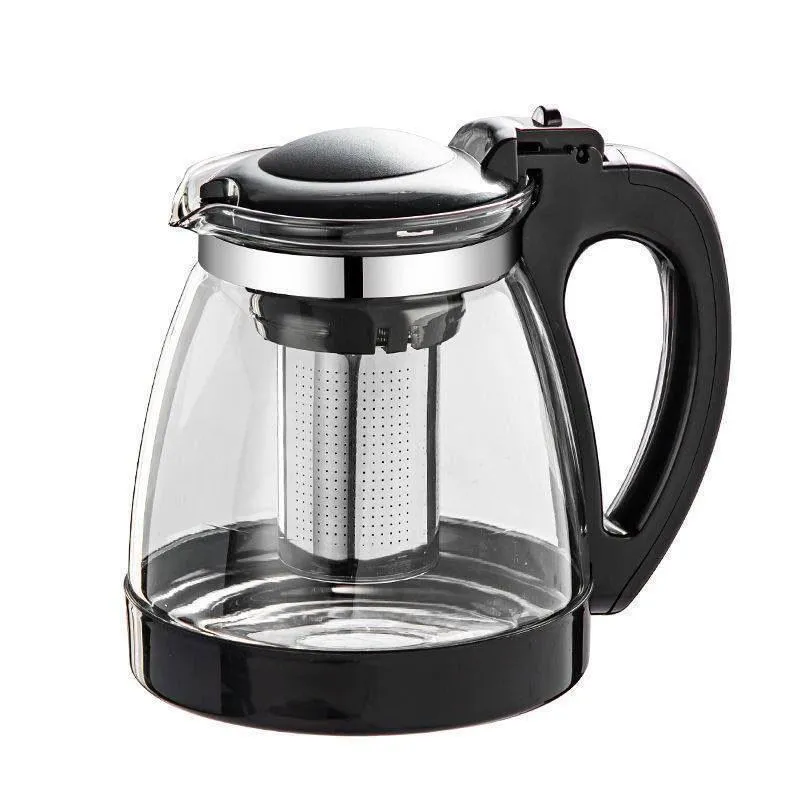 High-Temperature Resistant Glass Teapot with Tea Infuser, Thickened Tea Brewing and Water Separation Set - Image 3