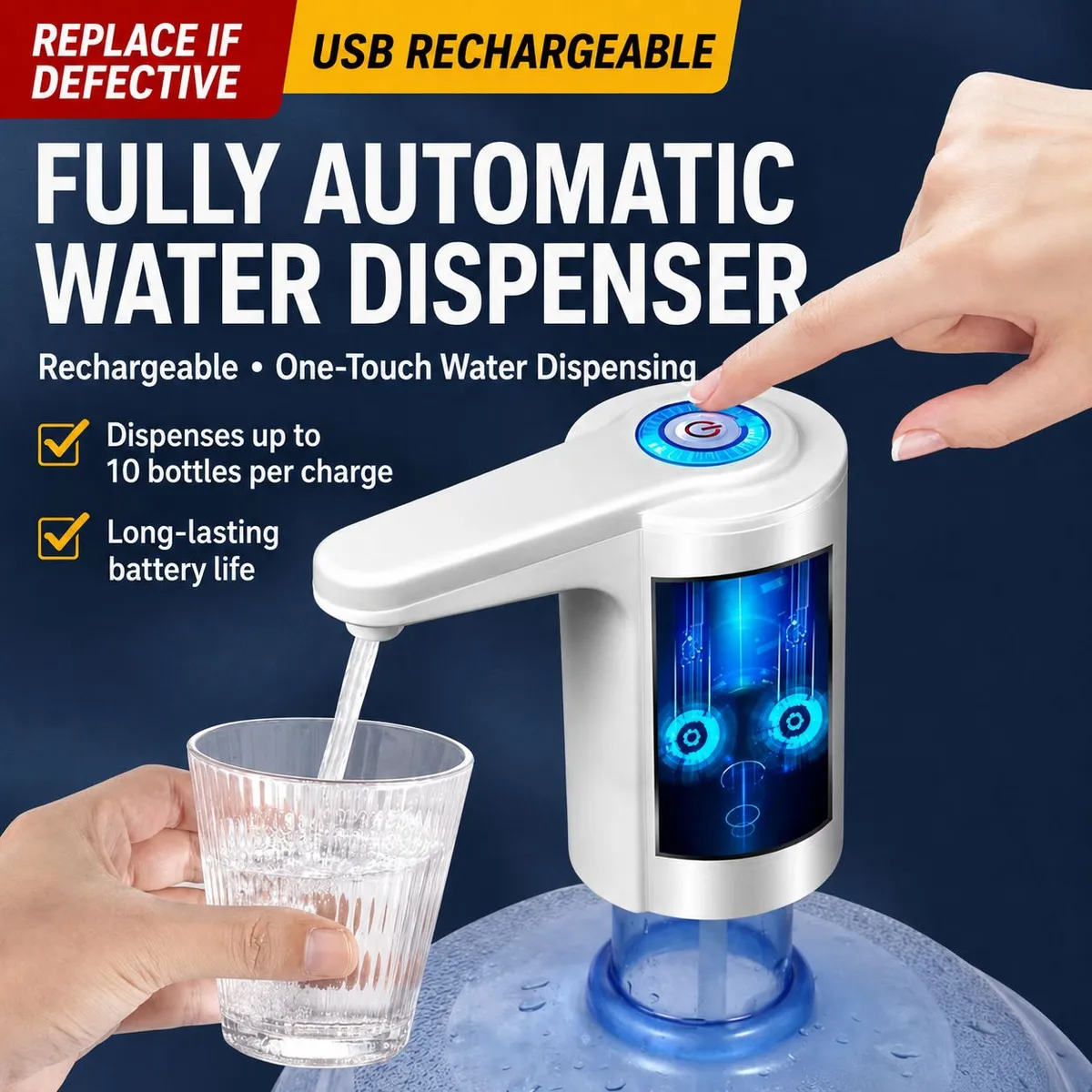 100% Genuine New German High-End Fully Automatic Dual-Pump Household Water Dispenser showcase 2