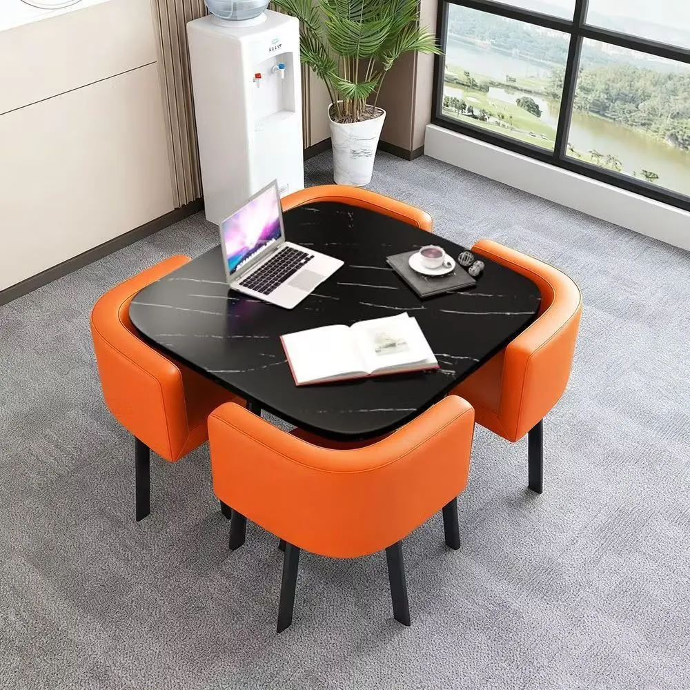 Foldable Round Dining Table & Chair Set – Space-Saving for Home, Apartment & Shop Use showcase 6