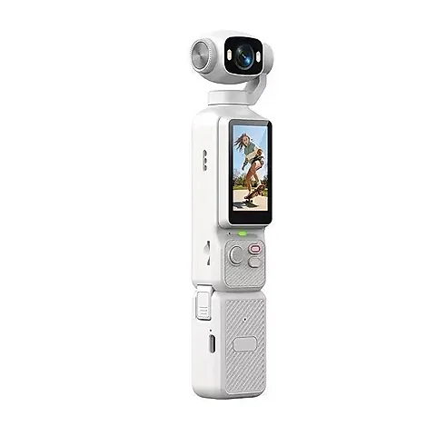 New Rotating HD Pocket Camera – Handheld Sports Camera with Image Stabilization, Portable HD Video Camera