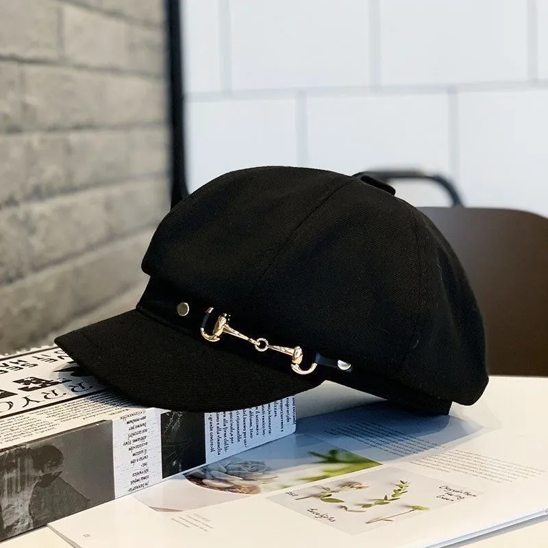 Women’s Octagonal Newsboy Cap – Stylish Korean-Style Beret Hat, Versatil - Image 2
