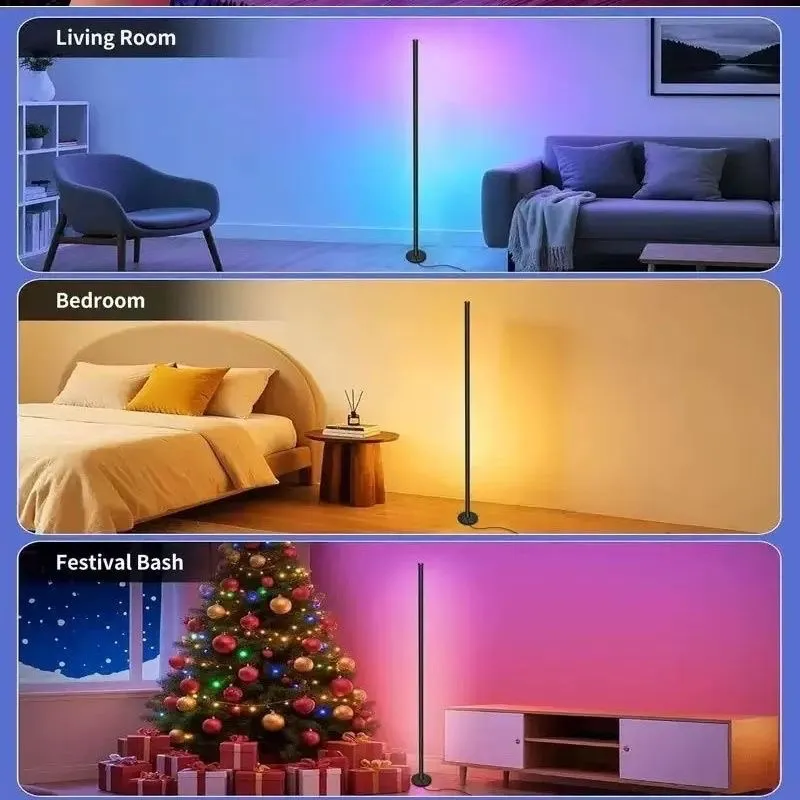 Upgraded USB Music Rhythm Ambient Light – Sound-Activated LED Mood Lamp with Bluetooth App Control for Gaming, Streaming & Bar Decor showcase 1