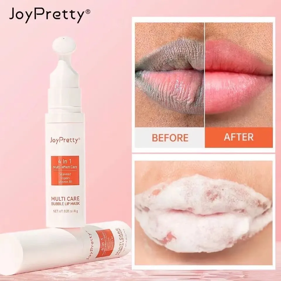 Bubble Lightening Dark Lip Balm Gloss Oil Exfoliation Makeup - Image 1