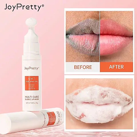 Bubble Lightening Dark Lip Balm Gloss Oil Exfoliation Makeup