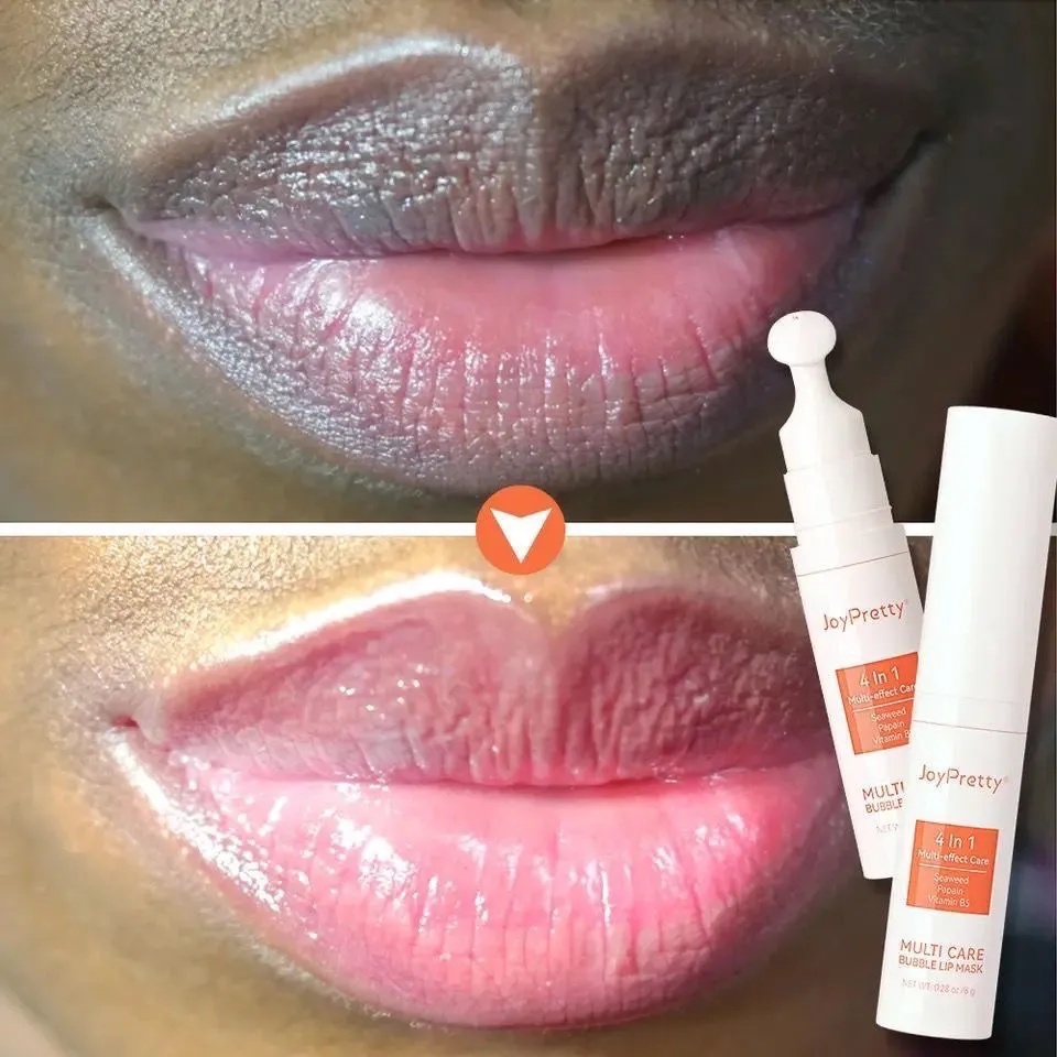 Bubble Lightening Dark Lip Balm Gloss Oil Exfoliation Makeup - Image 2