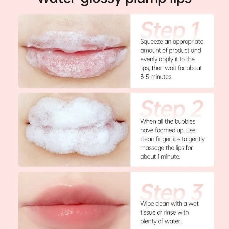 Bubble Lightening Dark Lip Balm Gloss Oil Exfoliation Makeup showcase 2