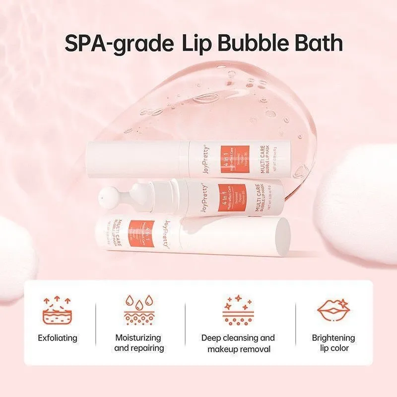 Bubble Lightening Dark Lip Balm Gloss Oil Exfoliation Makeup showcase 4