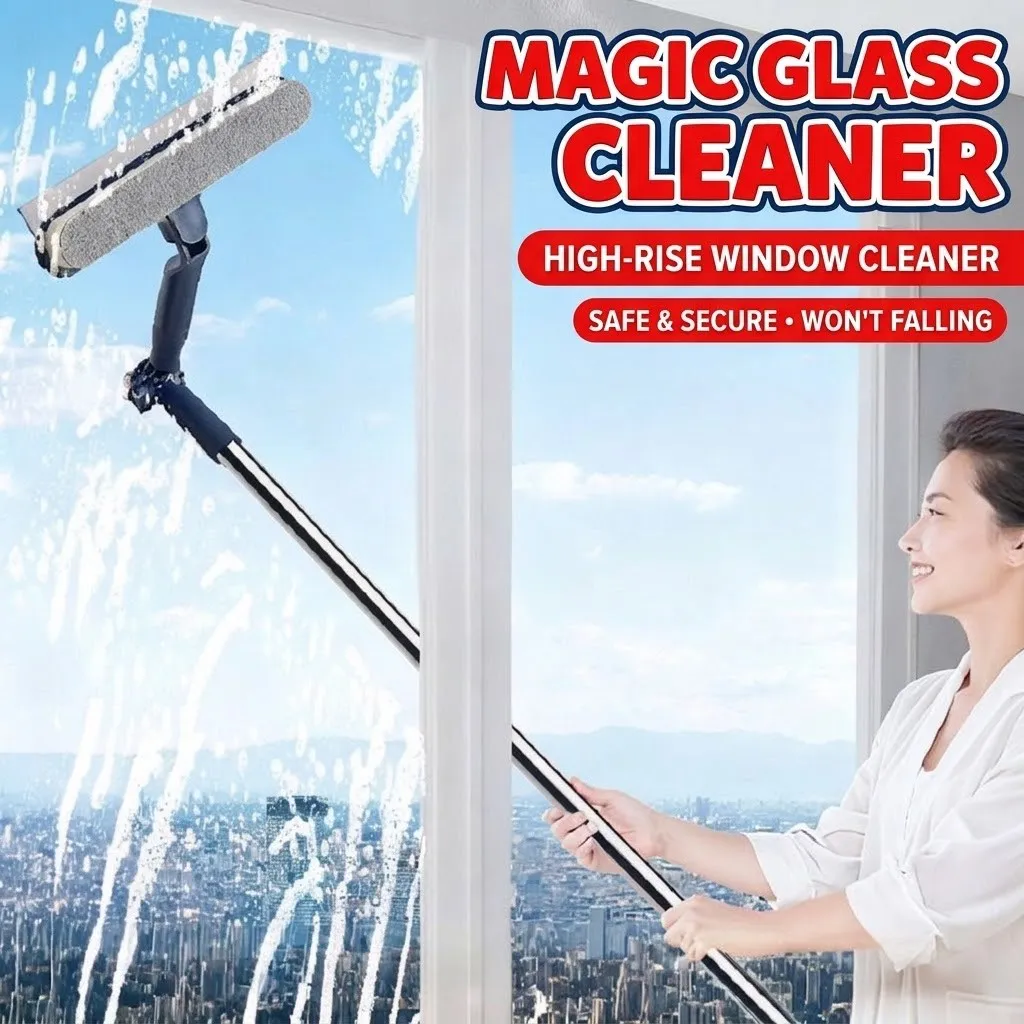 Double-Sided Glass Window Squeegee – High-Rise Window Cleaning Tool, Household Exterior Window Cleaner & Cleaning Set showcase 5