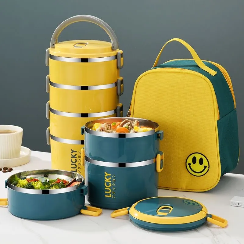 Insulated Lunch Box with Lid – Stainless Steel Thermal Food Container with Lunch Bag for Adults, Office Workers & Students - Image 3
