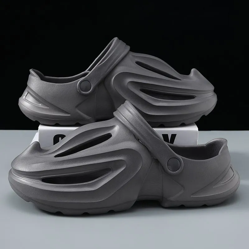 Men’s Clog Sandals – 2026 Summer Lightweight Thick-Soled Slip-On Shoes, Closed-Toe Non-Slip Casual Footwear for Outdoor & Work showcase 2
