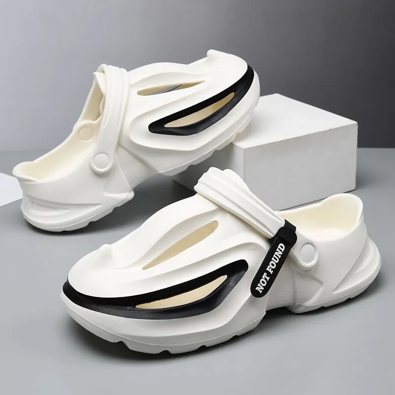 Men’s Clog Sandals – 2026 Summer Lightweight Thick-Soled Slip-On Shoes, Closed-Toe Non-Slip Casual Footwear for Outdoor & Work showcase 5