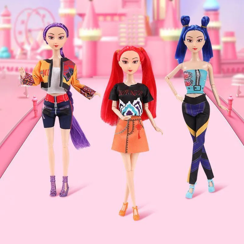 Portable Princess Doll Wardrobe - Multi-Layer Fashion Closet Organizer with Trendy Outfits & Shoes - Pretend Play Dress-Up Kit for 30cm Dolls thumbnail 8