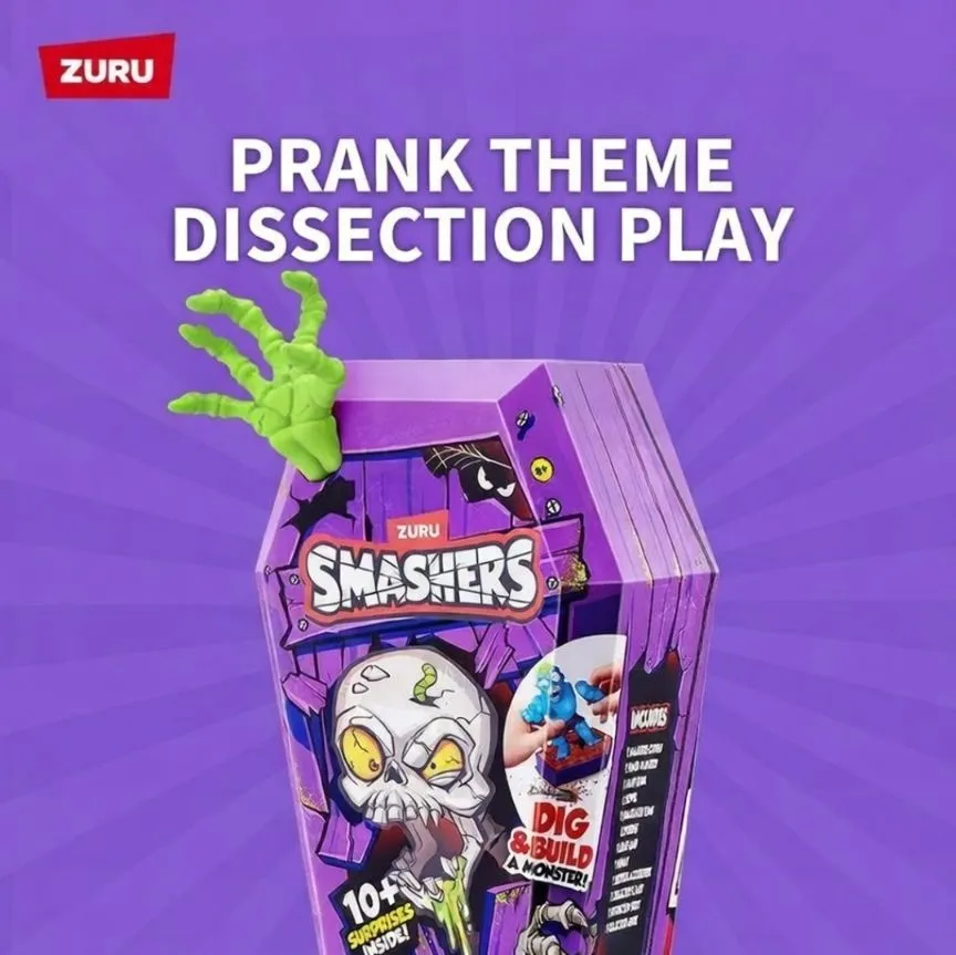 ZURU Smashers Dino Island Giant Epic Egg - Surprise Dinosaur Treasure Hunt with Slime & Sand - Interactive Mystery Unboxing Toy for Boys & Kids Birthday Gift thumbnail 7