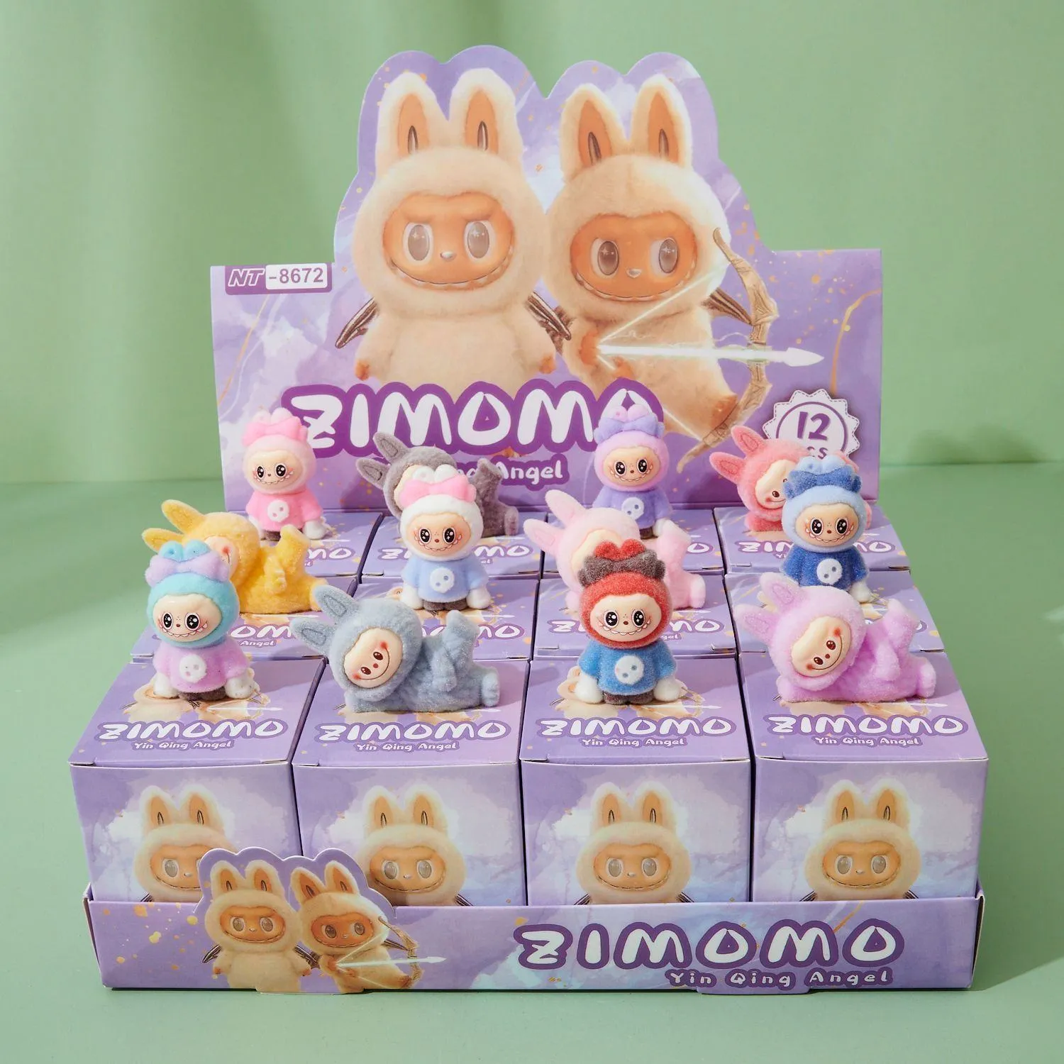 DIY Poke-to-Reveal Surprise Toy - Bubu Theme Blind Box Punch Board - Sensory Interaction Game for Children - Affordable Party Activity & Stocking Stuffer thumbnail 8