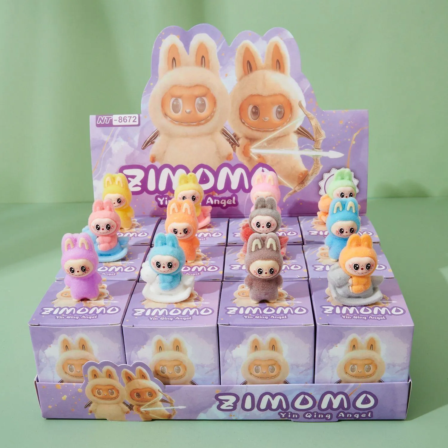 DIY Poke-to-Reveal Surprise Toy - Bubu Theme Blind Box Punch Board - Sensory Interaction Game for Children - Affordable Party Activity & Stocking Stuffer thumbnail 6