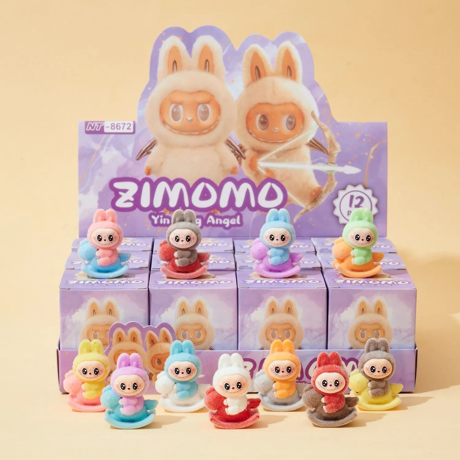 DIY Poke-to-Reveal Surprise Toy - Bubu Theme Blind Box Punch Board - Sensory Interaction Game for Children - Affordable Party Activity & Stocking Stuffer thumbnail 7